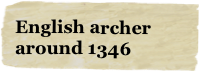 English archer  around 1346